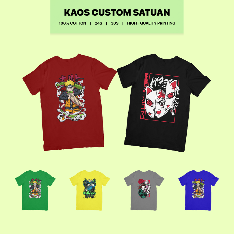 Sablon Kaos Satuan